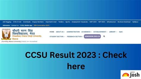 ba nep result ccsu|CCSU Result 2023 OUT at ccsuniversity.ac.in, Direct Link to Download UG.